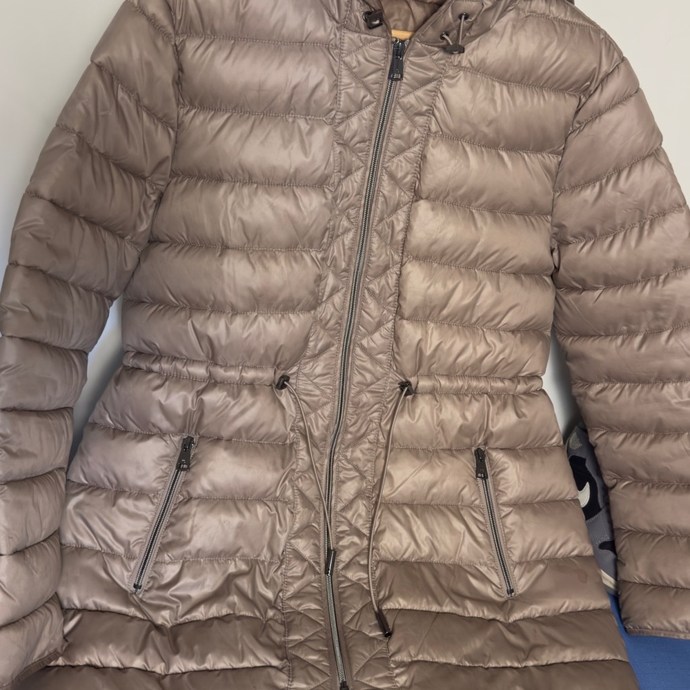 Kenneth Cole Women's Beige Puffer Jacket